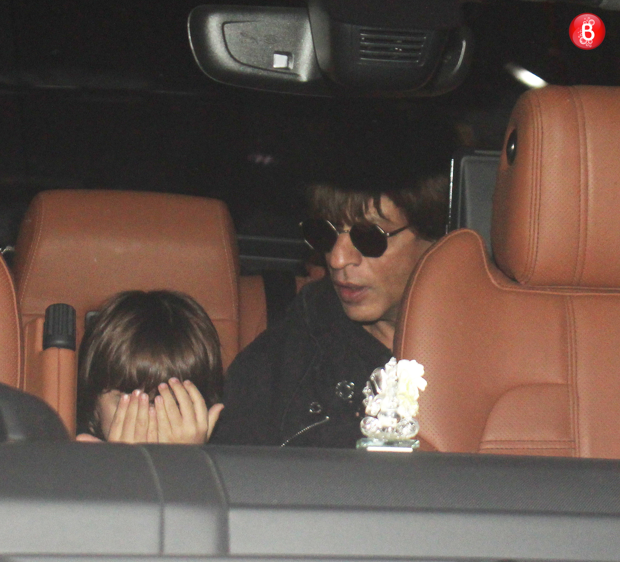 Shah Rukh Khan and AbRam Khan