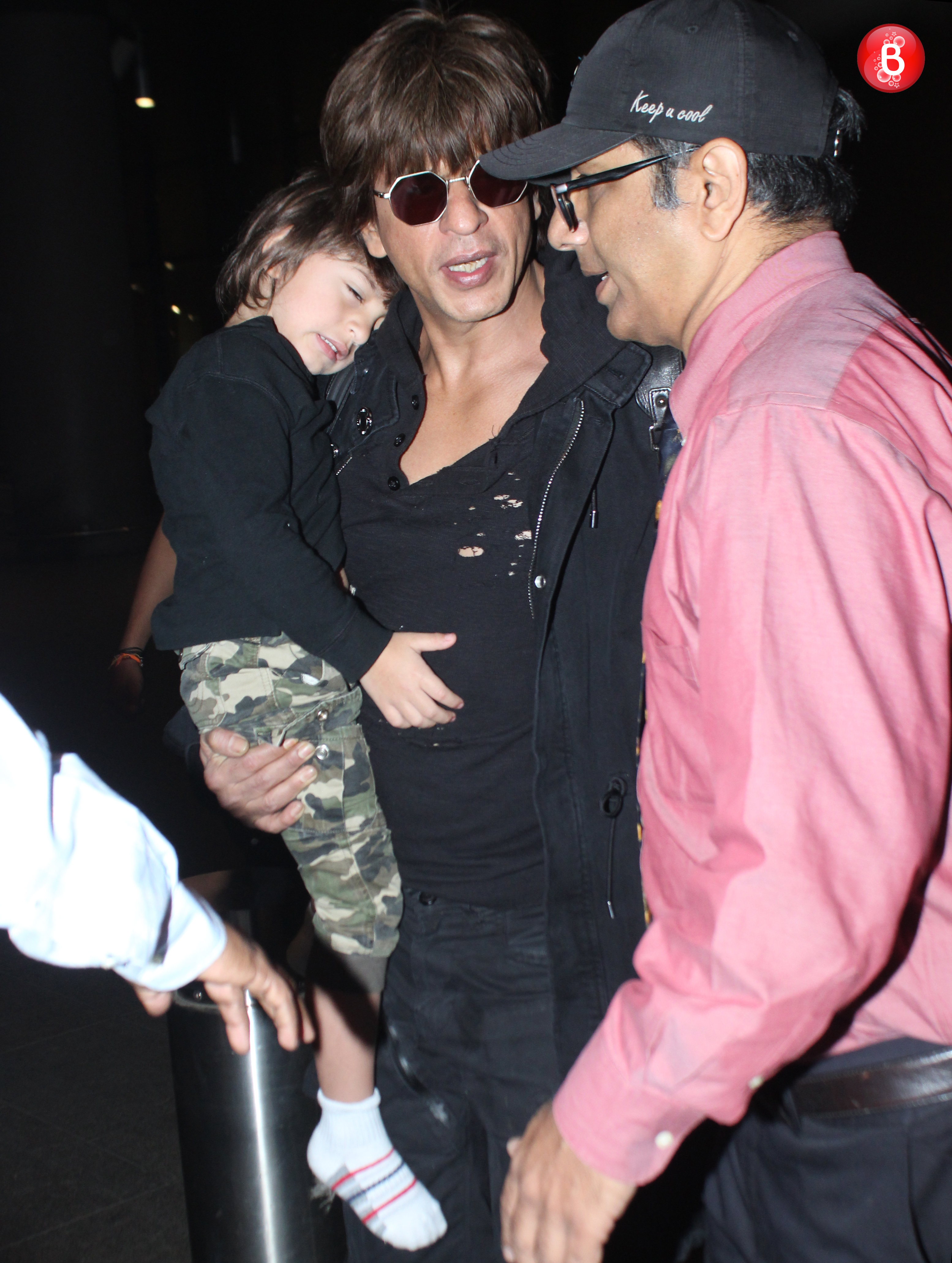 Shah Rukh Khan and AbRam Khan