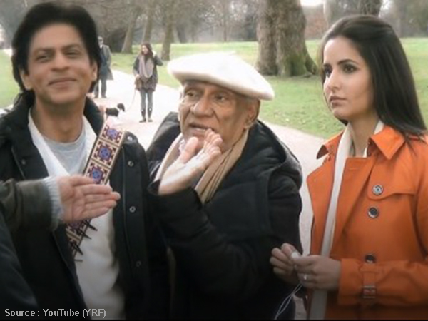 Shah Rukh Khan, Katrina Kaif and Yash Chopra in Jab Tak Hai Jaan