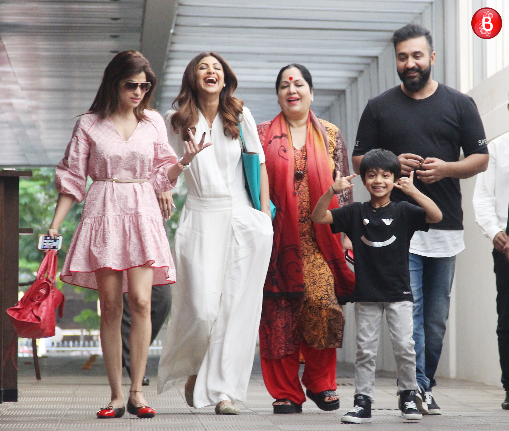 Shilpa's outing with family