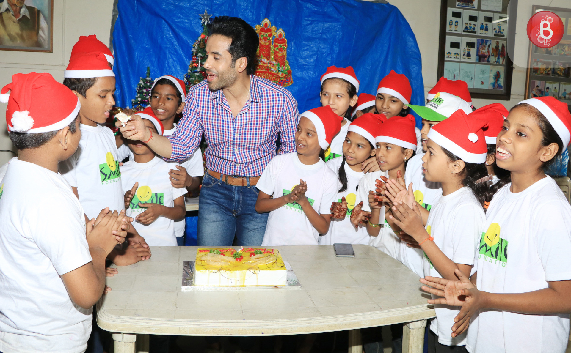 Tusshar Kapoor Christmas celebration