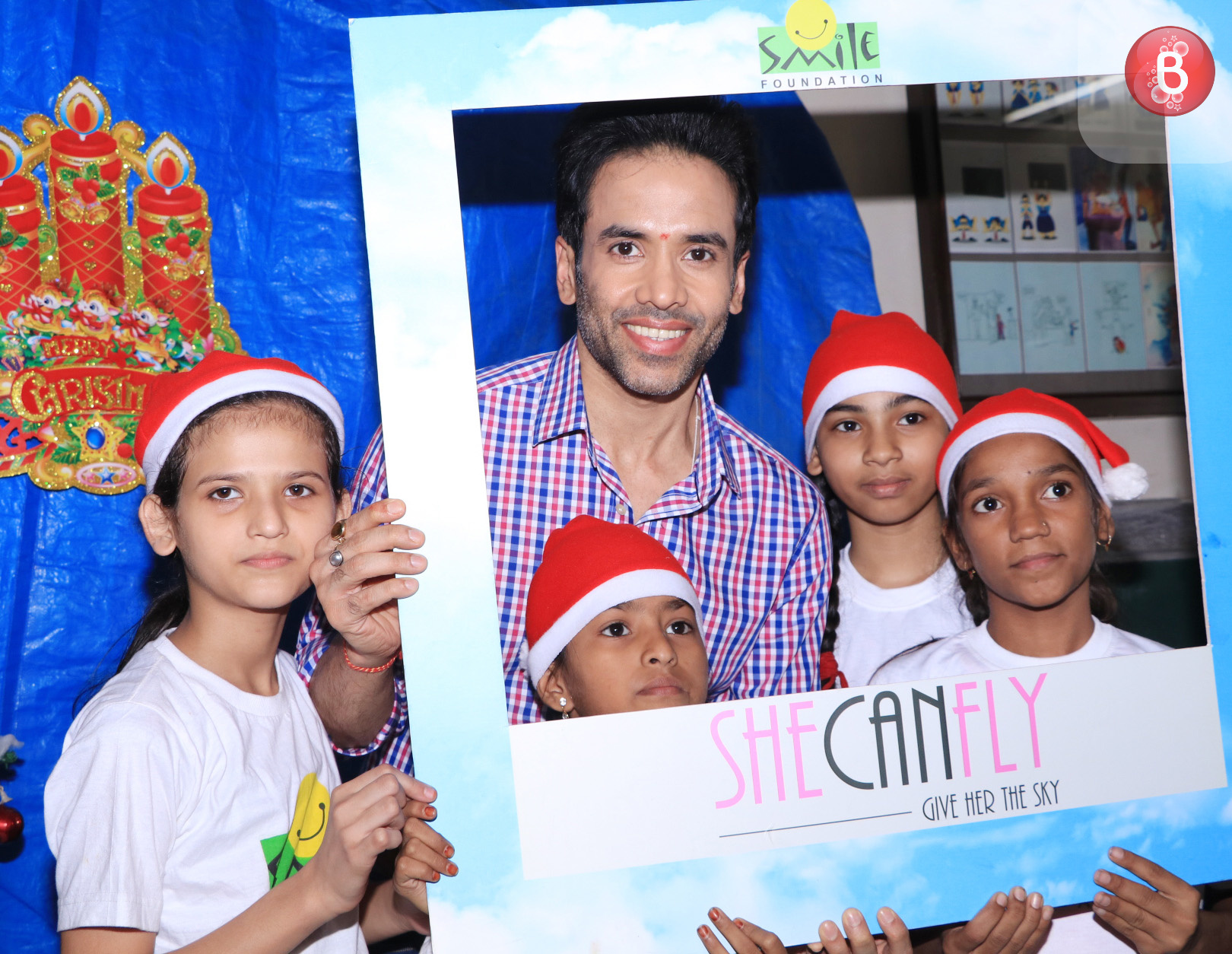 Tusshar Kapoor Christmas celebration