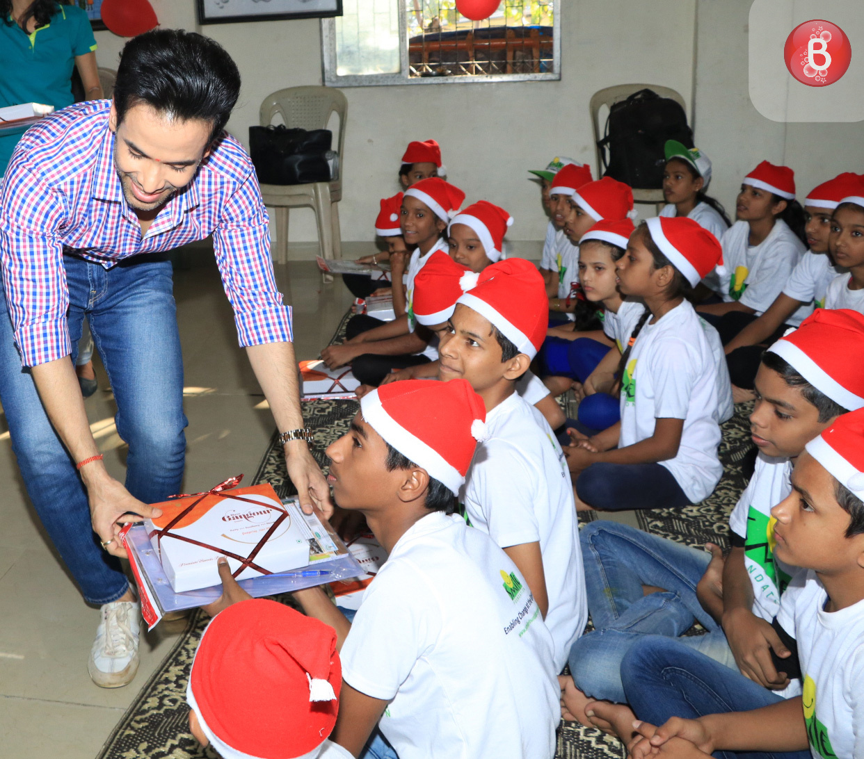 Tusshar Kapoor Christmas celebration