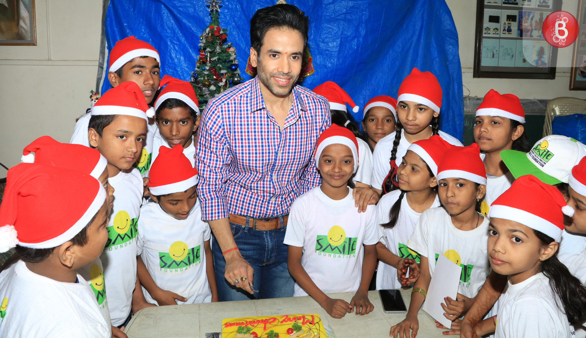 Tusshar Kapoor Christmas celebration