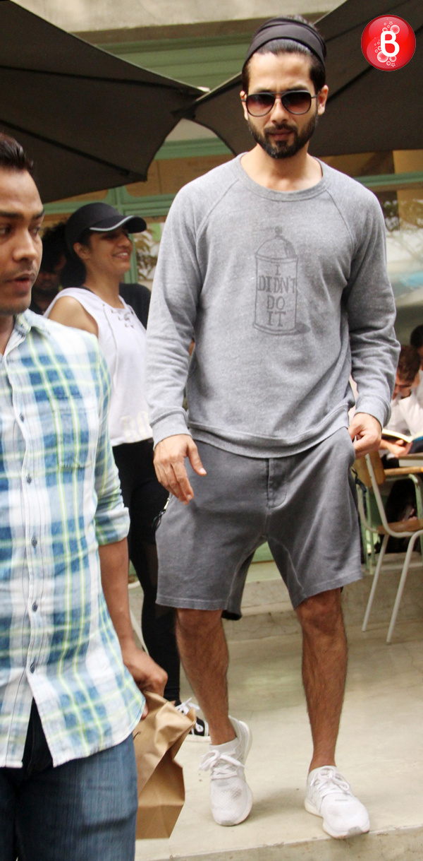 Shahid Kapoor spotted at Kitchen Garden