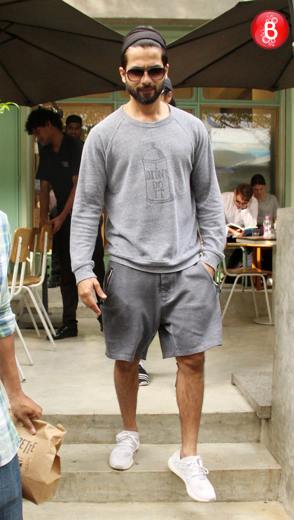 Shahid Kapoor spotted at Kitchen Garden