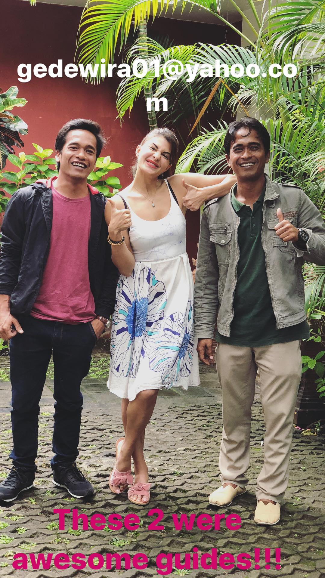 Jacqueline's Bali holiday