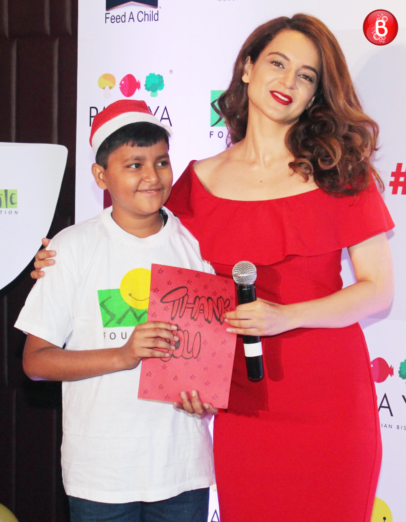 Kangana Ranaut with NGO Kids