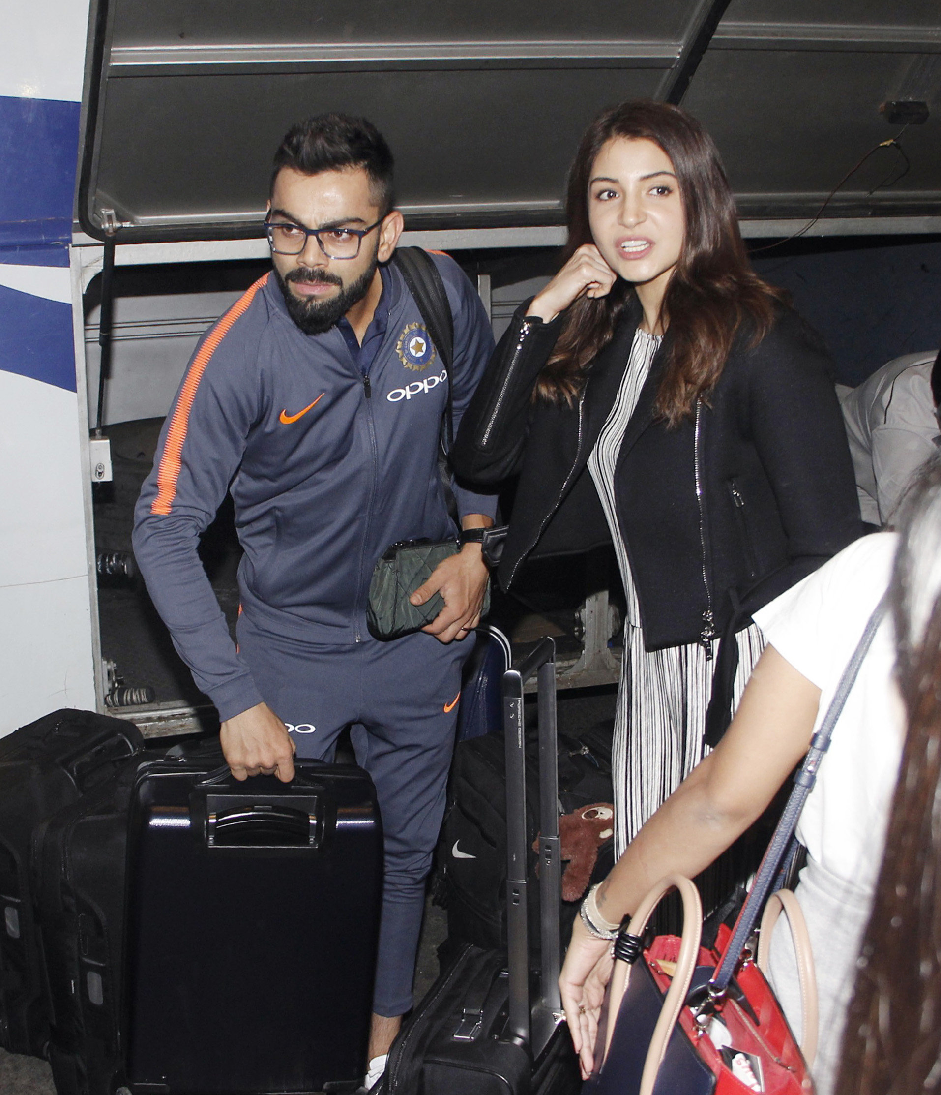 Virushka off to South Africa on their holidays.