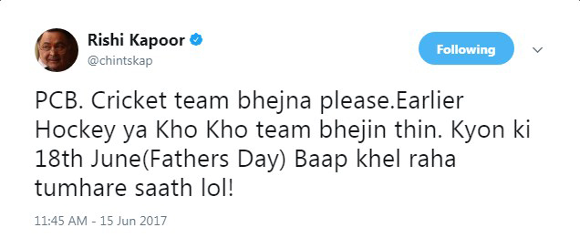 rishi kapoor gets trolled on Twitter