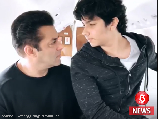 Salman Khan with nephew