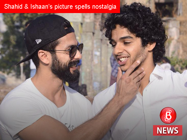Shahid Kapoor and Ishaan Khatter's old picture