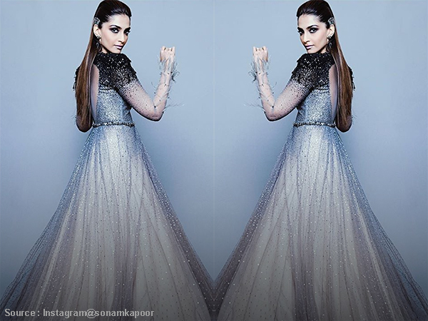 Sonam Kapoor: Sonam Kapoor stuns in a Ralph & Russo gown at the amfAR Gala  - The Economic Times