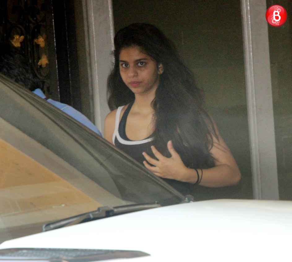 Suhana Khan at gym