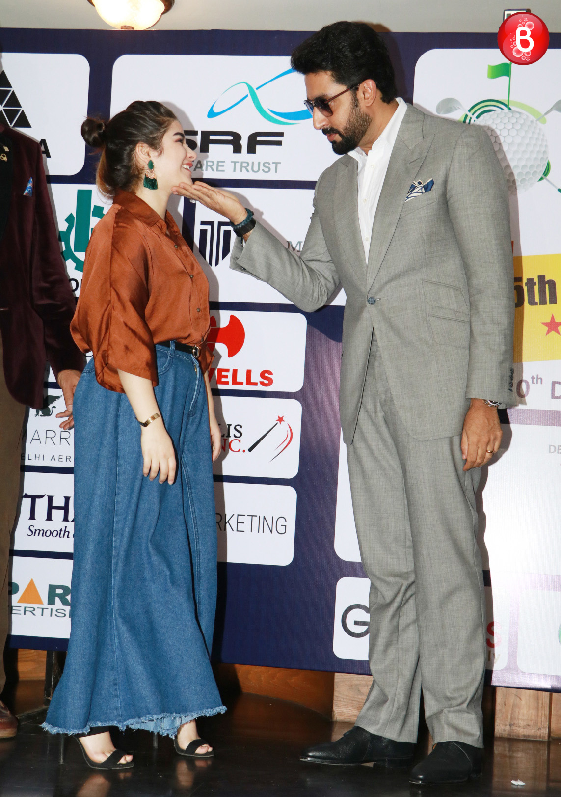 Actor Abhishek Bachchan and Zaira Wasim
