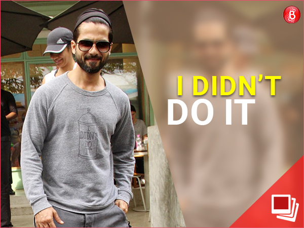Shahid Kapoor's spotted picture