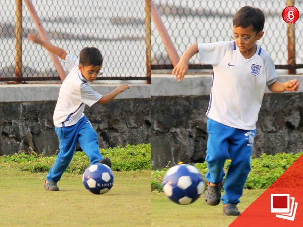 Azad Rao playing Football