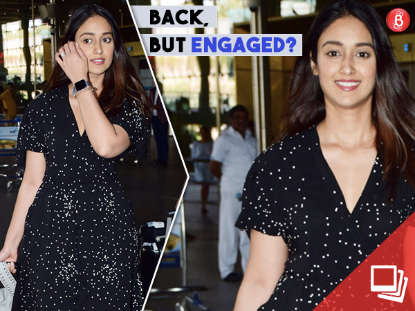 Ileana D'Cruz spotted at the airport