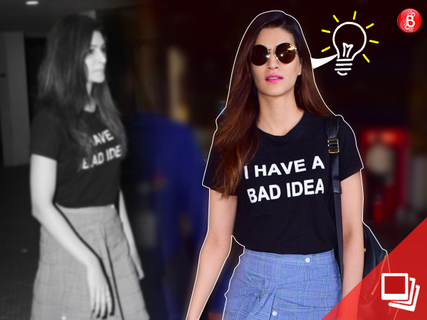 Kriti Sanon spotted at the airport