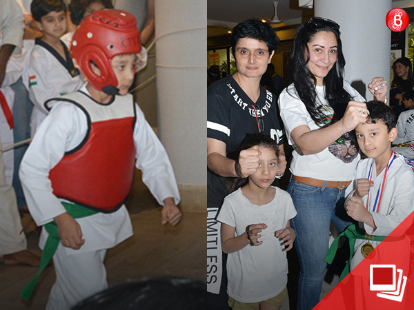 Shahraan Dutt taking taekwondo classes