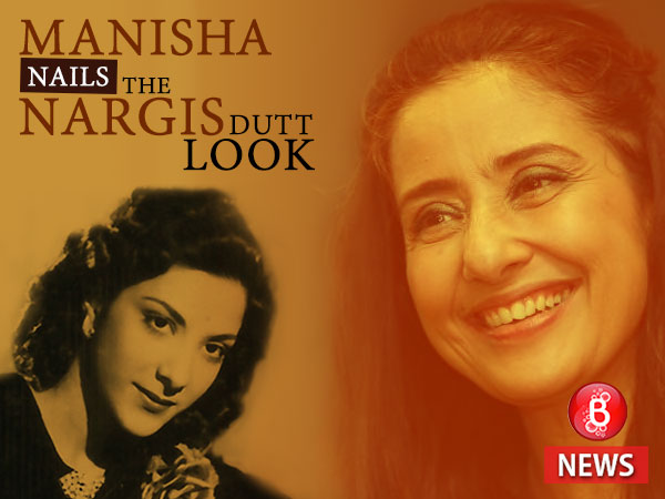Manisha Koirala's look as Nargis Dutt