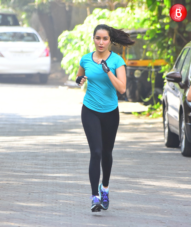 Shraddha Kapoor jogging