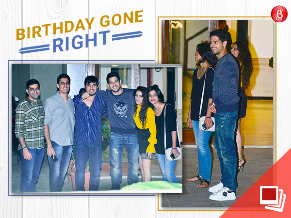 Sidharth Malhotra spotted with friends