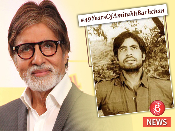 Amitabh Bachchan in 'Saat Hindustani' movie