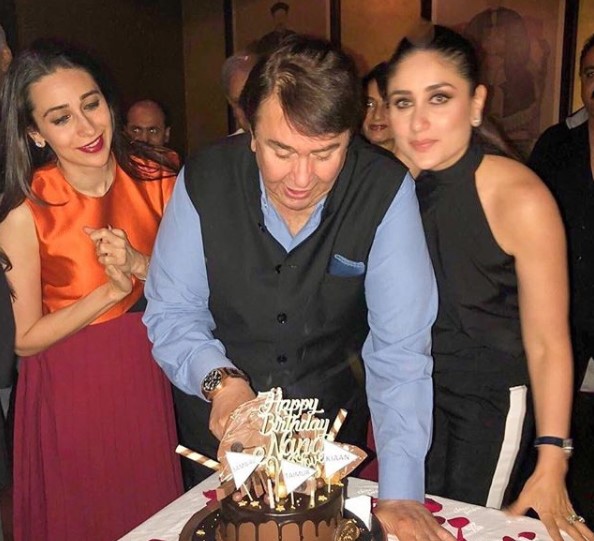 Randhir Kapoor birthday celebration
