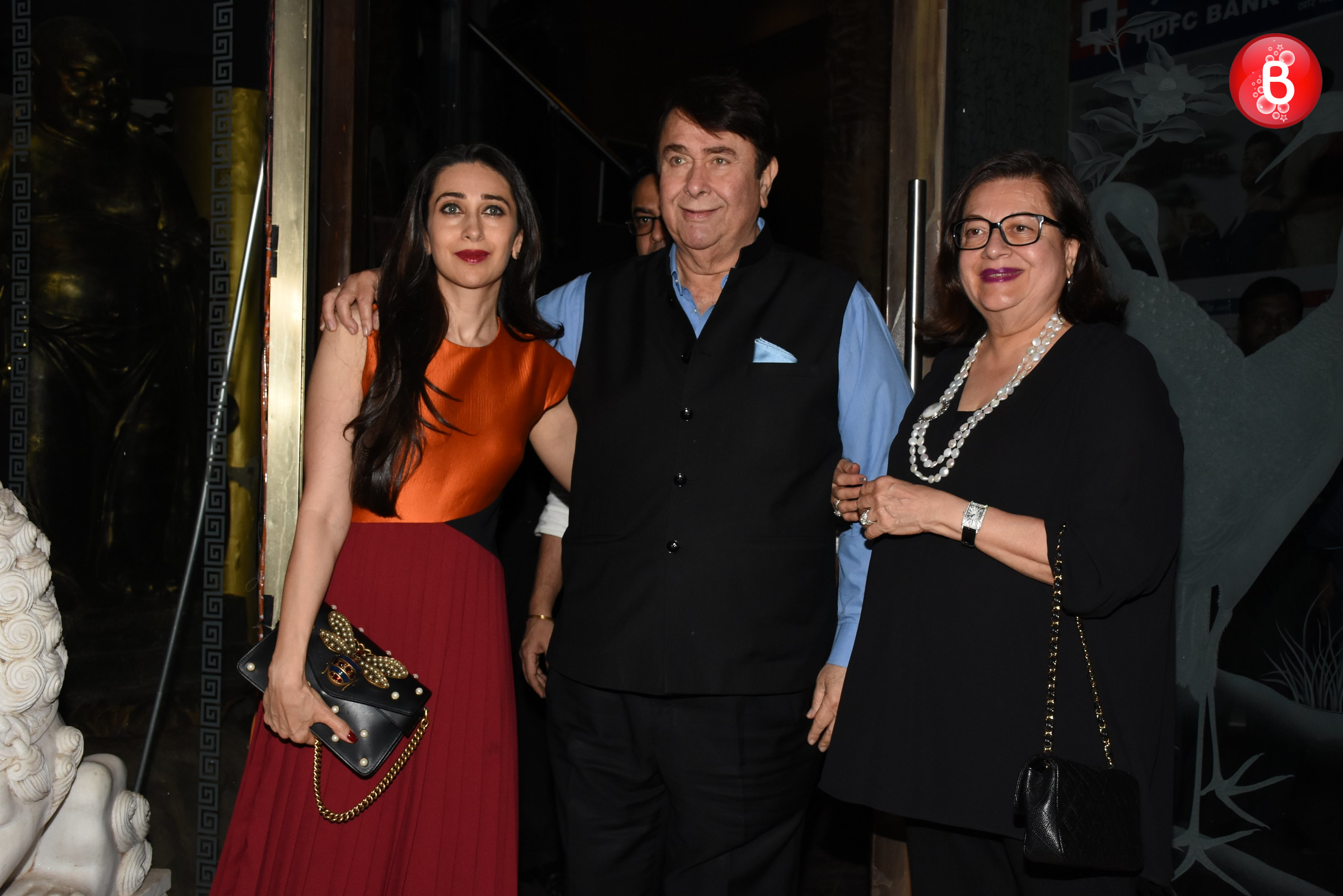 Kapoor family attends Randhir Kapoor's birthday bash