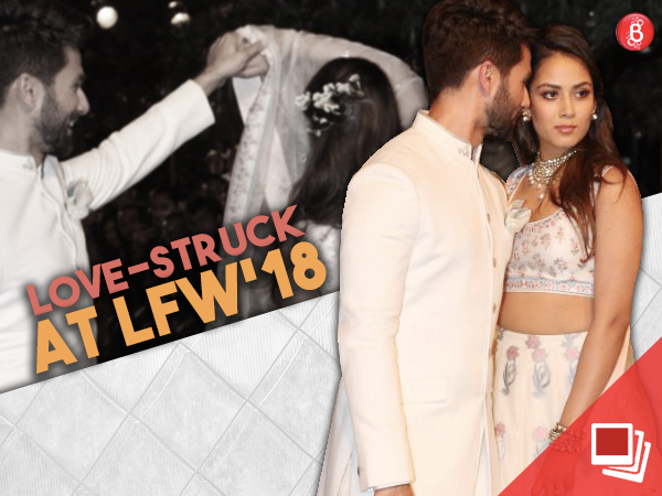 Shahid and Mira at LFW 2018