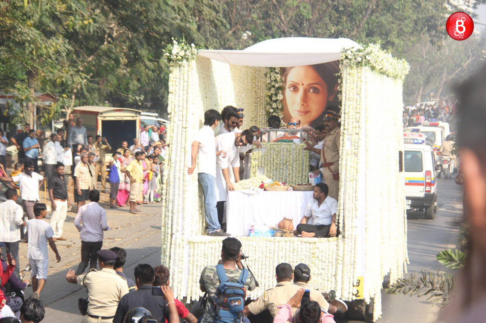 Sridevi's last journey