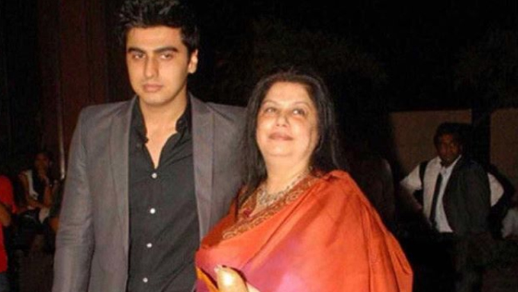 Arjun Kapoor with mom