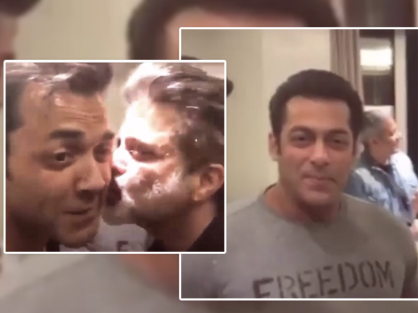 Anil Kapoor kisses Bobby Deol