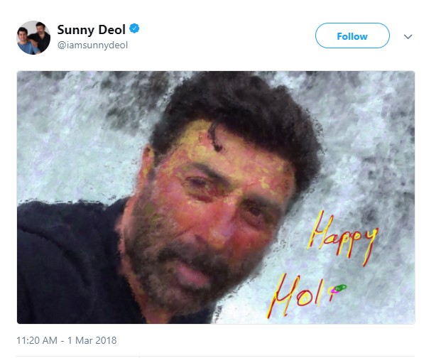 Holi wishes from Bollywood