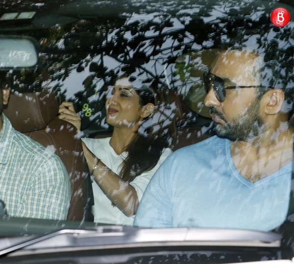 Shilpa Shetty Kundra and Raj Kundra spotted at late Sridevi's house
