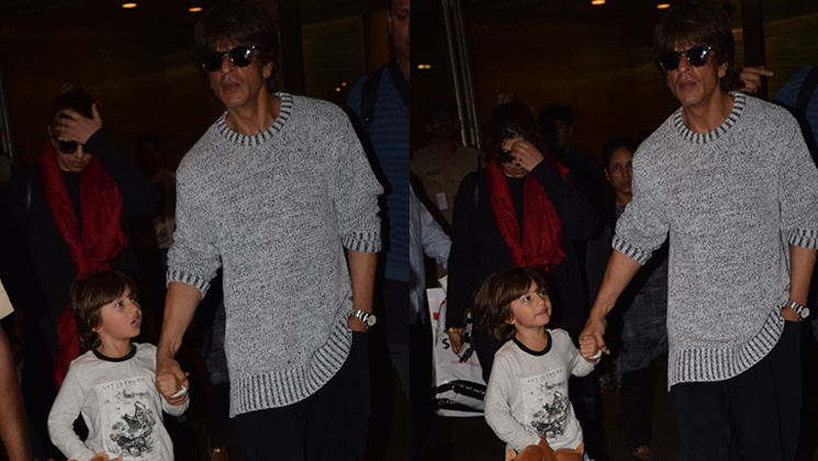 SRK and AbRam back to the bay