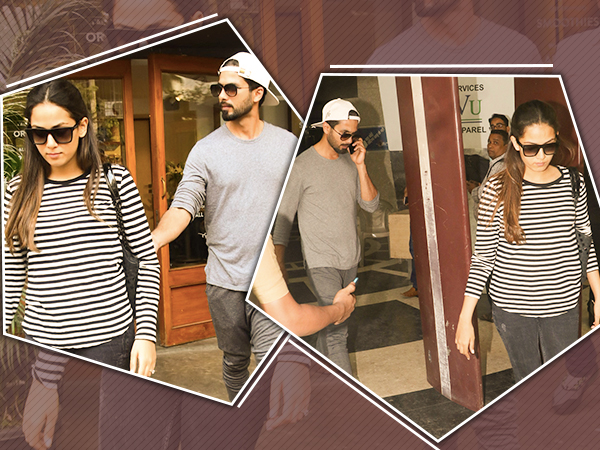 Shahid Kapoor and Mira Kapoor spotted