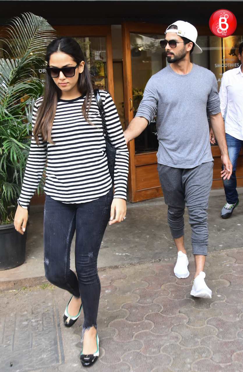 Shahid Kapoor and Mira Kapoor spotted