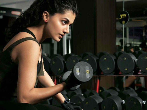 Taapsee Pannu gym