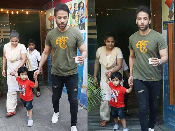 Tusshar and son