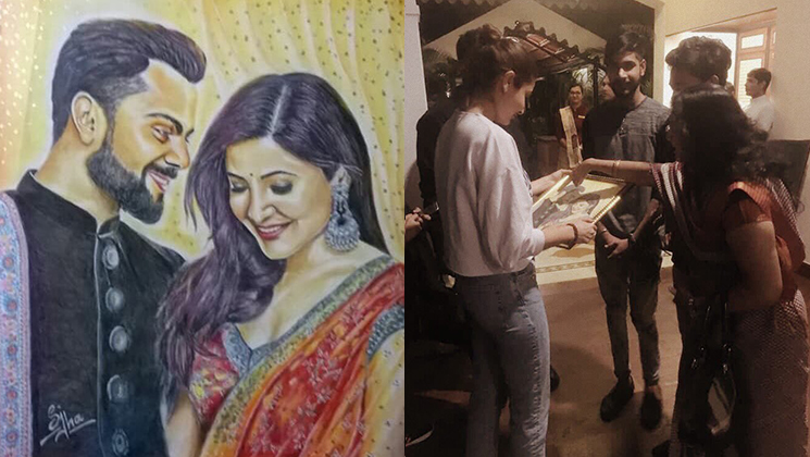 Anushka Sharma receives a special 'Virushka' painting