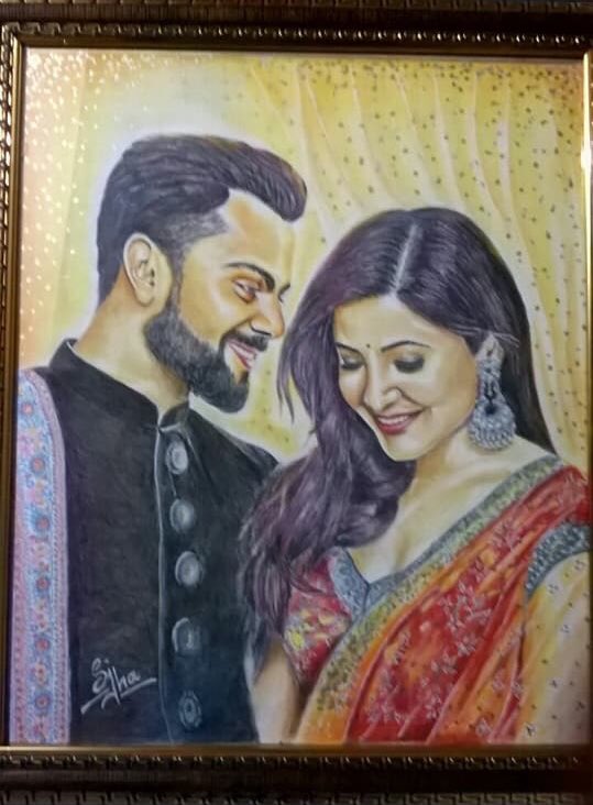 Anushka Sharma’s fans gift her a portrait