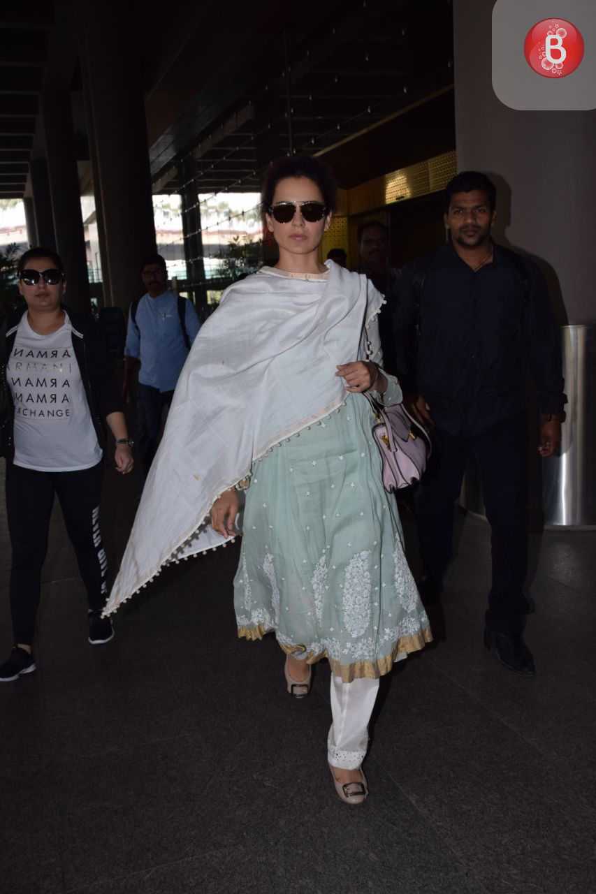 kangana ranaut spotted