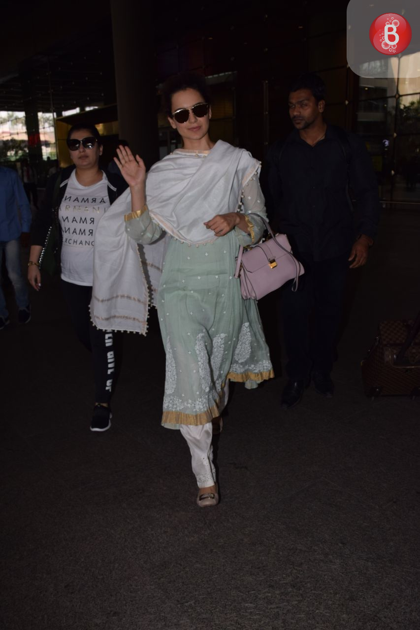 kangana ranaut spotted