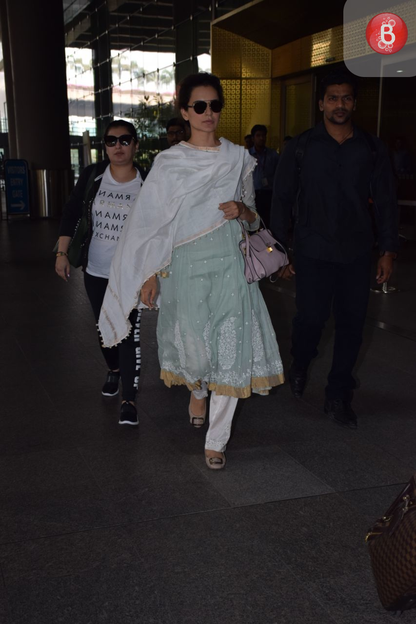 kangana ranaut spotted