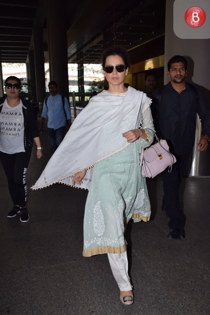 kangana ranaut spotted