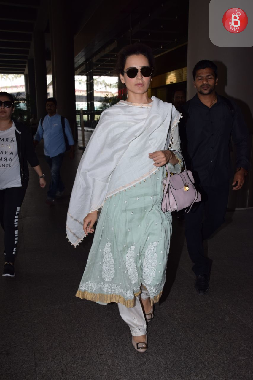 kangana ranaut spotted