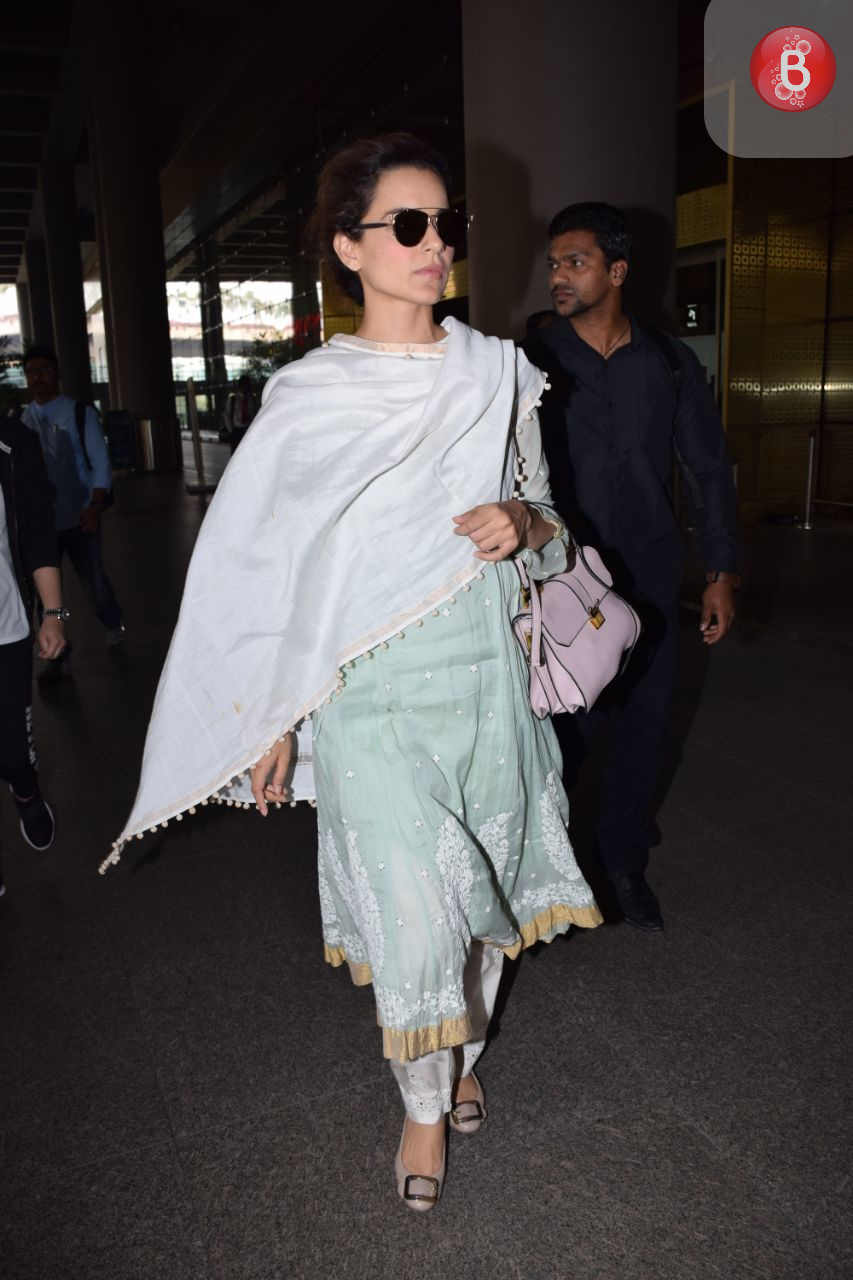 kangana ranaut spotted