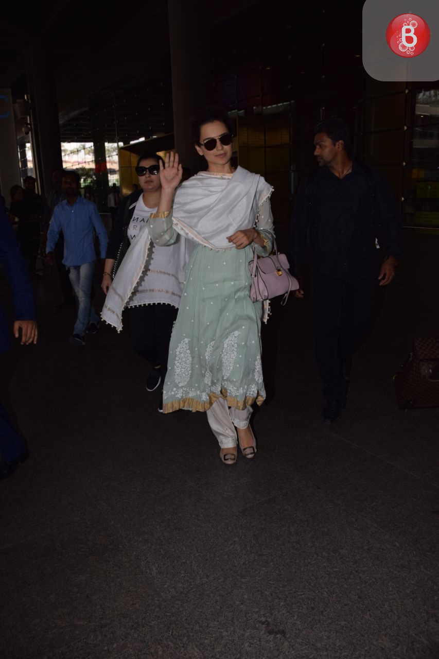 kangana ranaut spotted